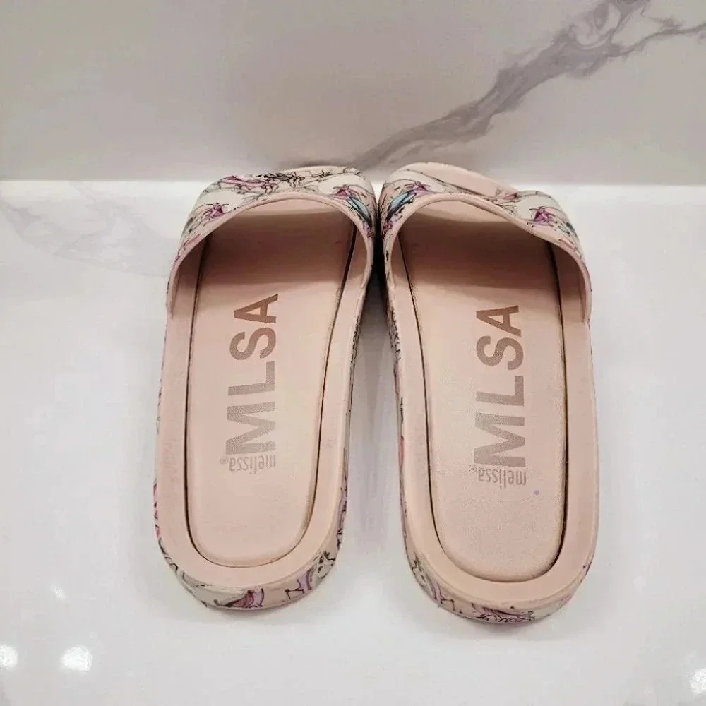 Mini Melissa Girls Unicorn Pool Slide Sand…
